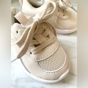Adorable Baby Gap Sneakers in Birch Beige Color- Size 12-18 Months- NWT
